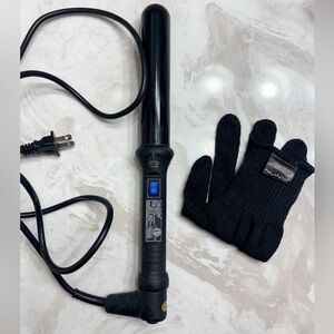 NuMe Hair Curling Wand with Heat Resistant Glove